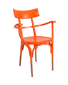 CZECH - Beech chair with armrests by Wiener GTV Design - view 3